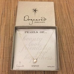 Sterling silver pearl necklace